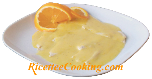 Petti di pollo alla crema d'arancia